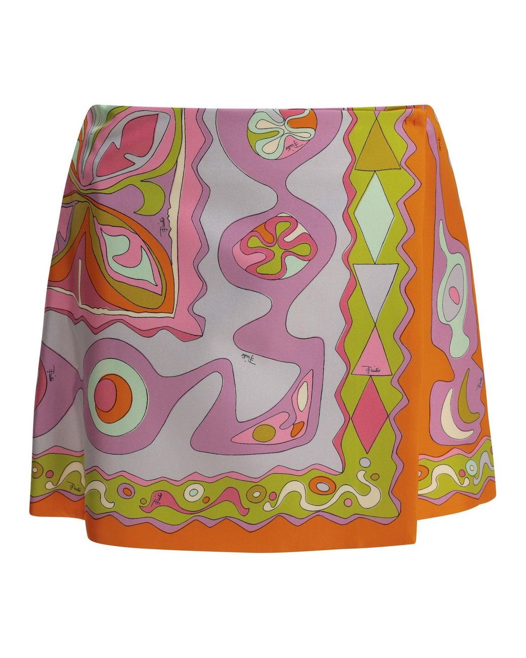 Emilio Pucci "angoli" Wikkelrok in het Pink