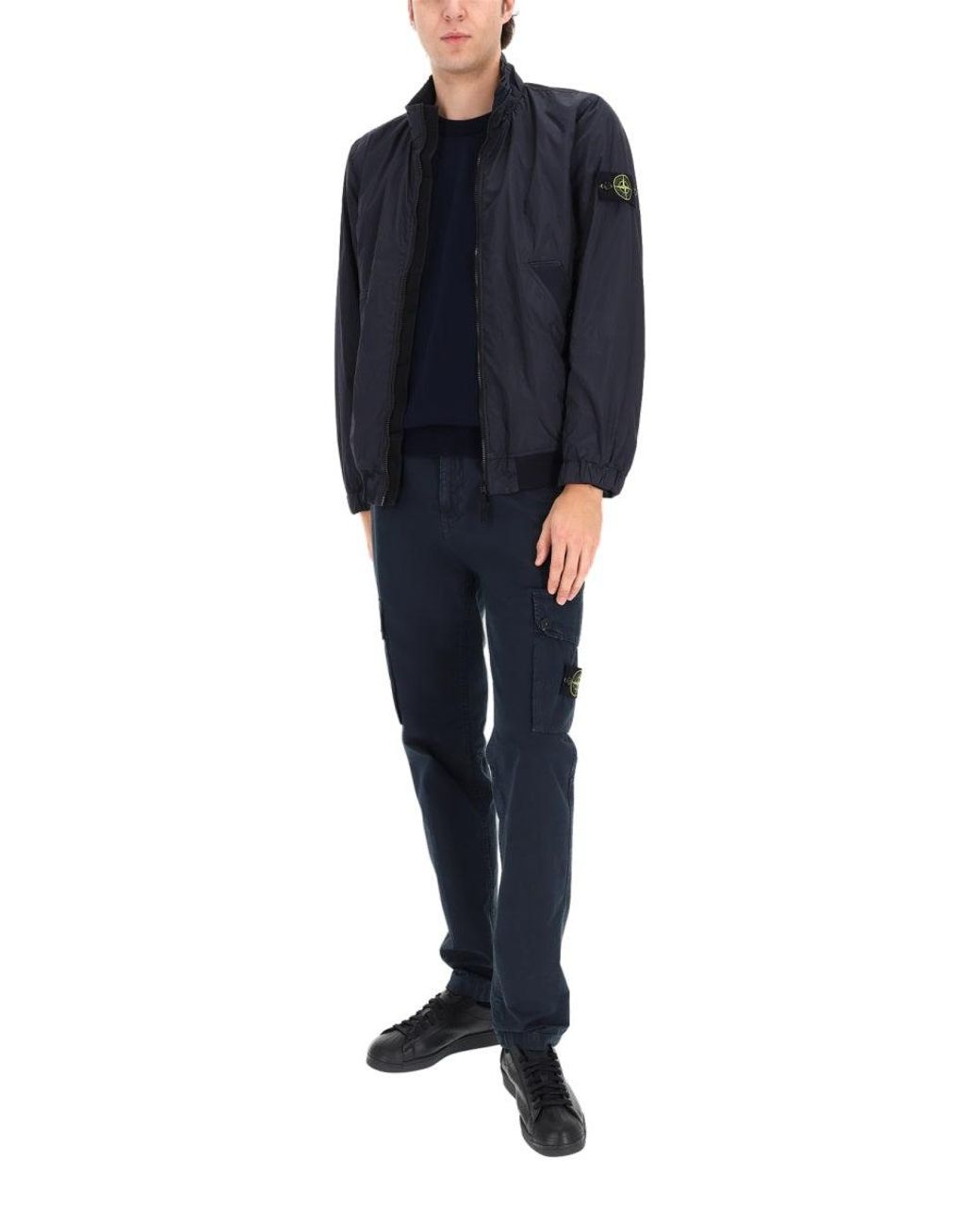 Stone Island Black Crinkle Reps Ny for men