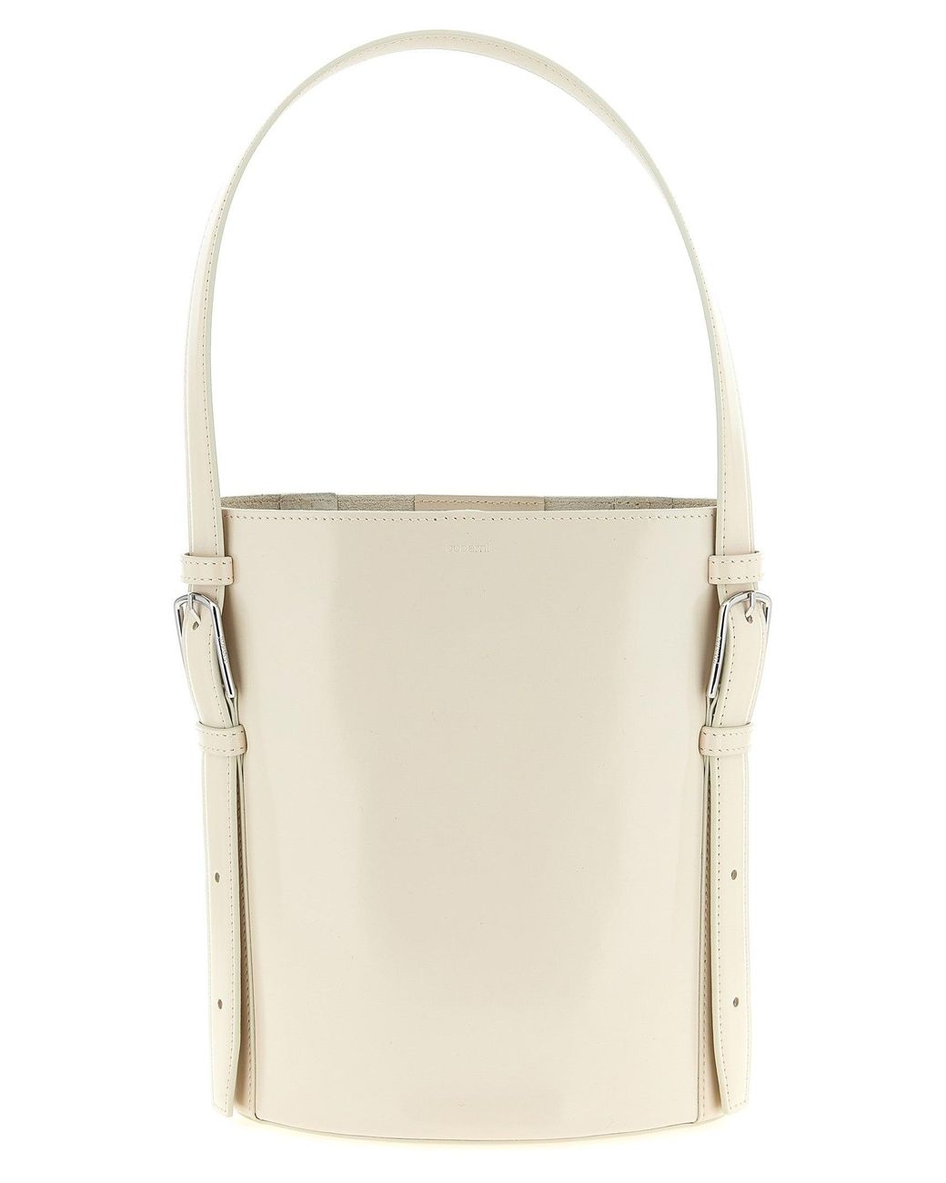 Bolso tipo cubo 'ergonómico' Coperni de color White