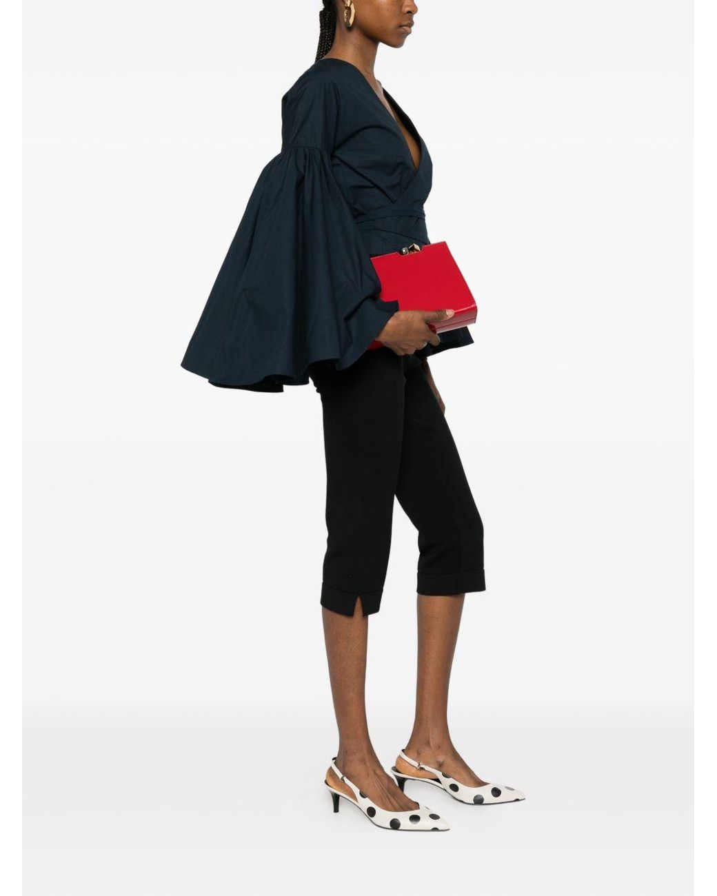 Jacquemus Blue Le Cache Coeur Paysan Top
