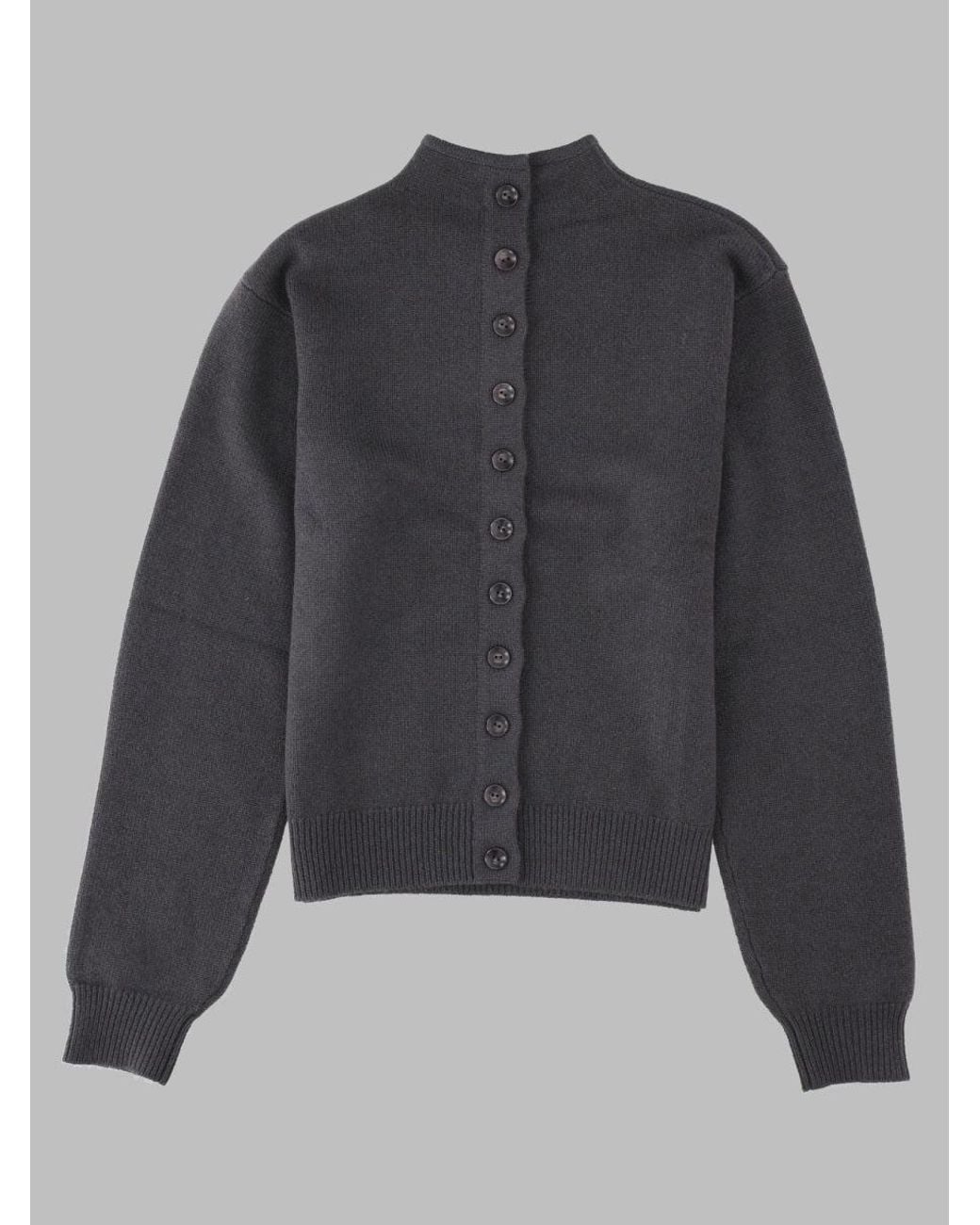 Lemaire Gray Cozy Sweatshirt Sweater