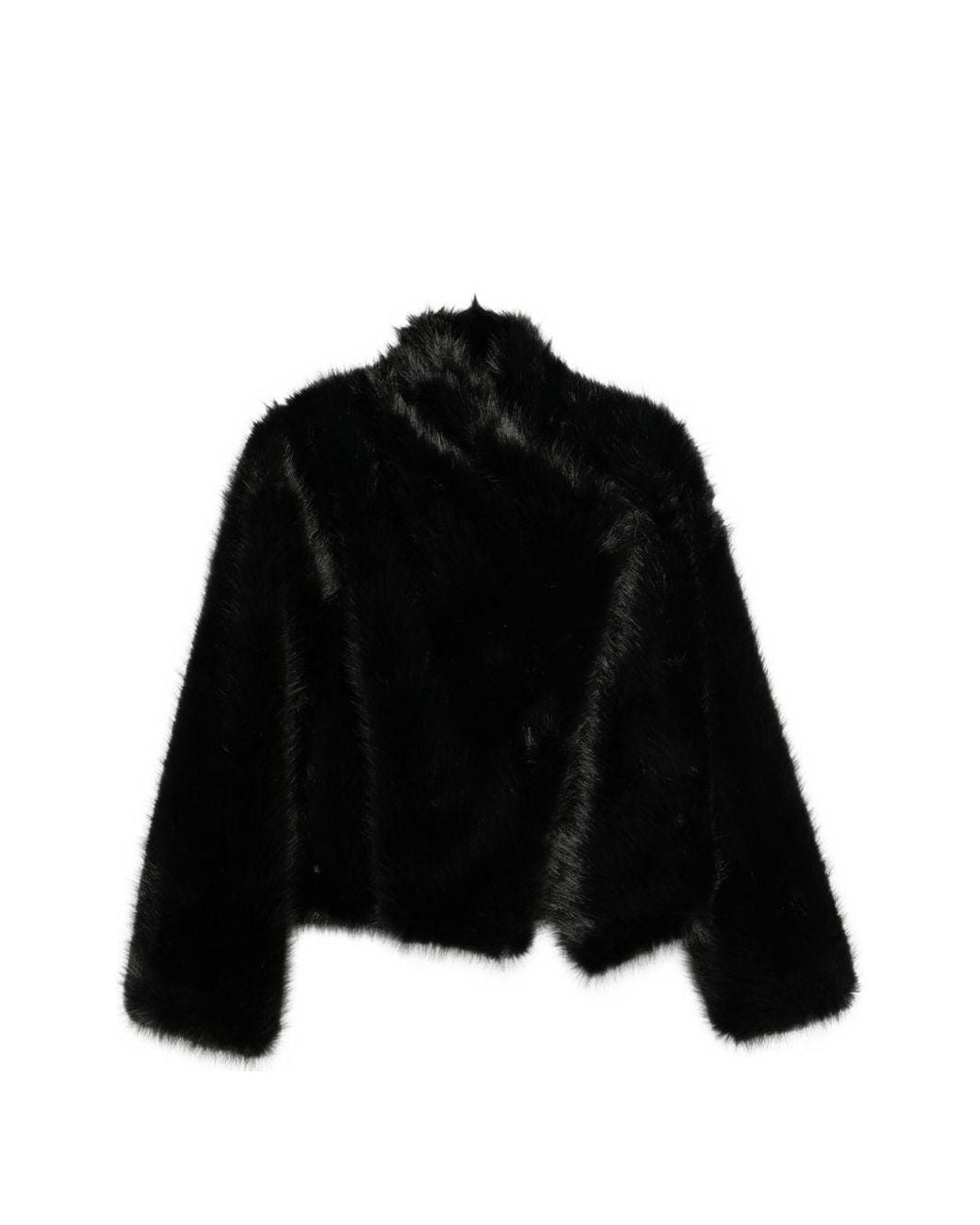 BB COUTURE Black Jackie Faux Fur Jacket