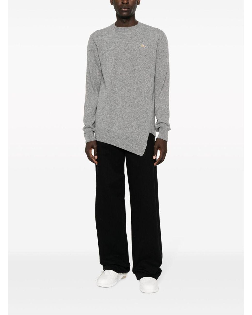 Comme des Garçons Gray Wool Sweater for men