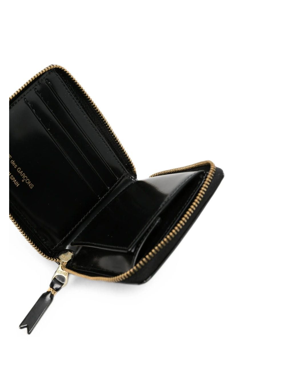 Comme des Garçons Black Wallet Polka Dots Embossed