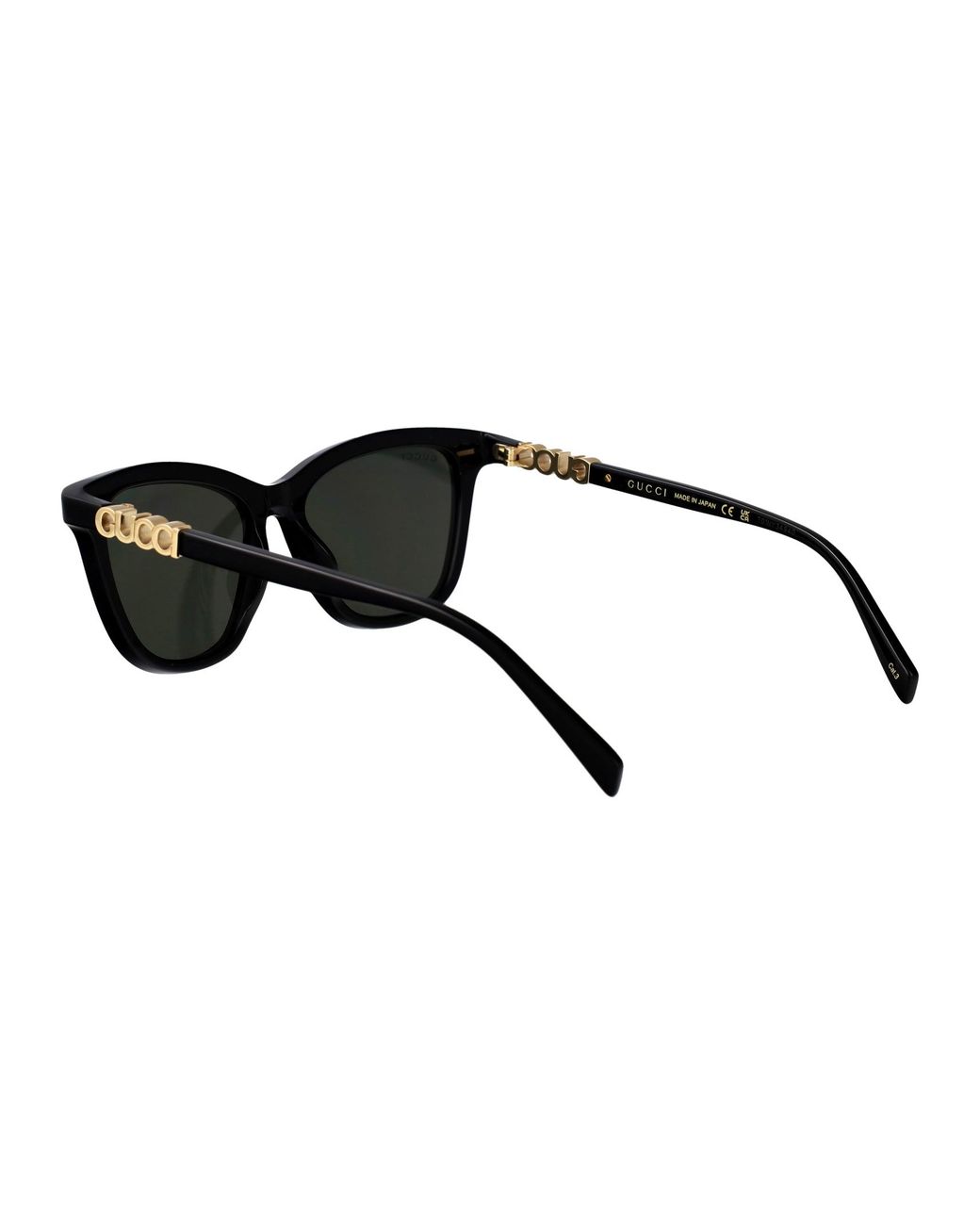 Gucci Black Cat Eye Sunglasses Gg2032 S 001