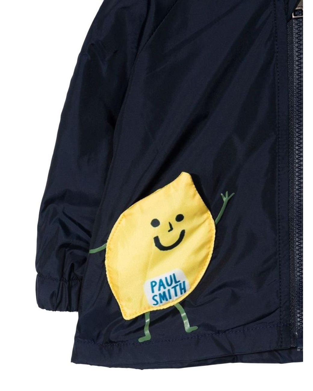 Paul Smith Blue Hooded Jacket