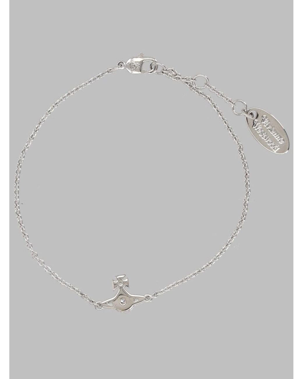 Vivienne Westwood Gray Orb Detail Bracelet For