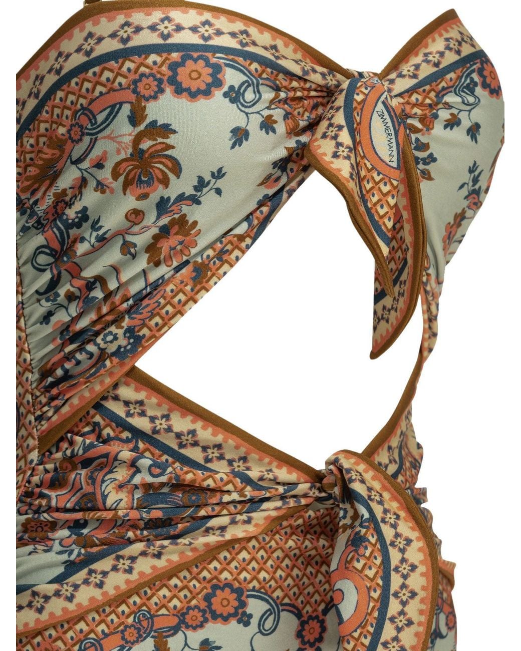 Zimmermann Metallic "Aster" Swimsuit