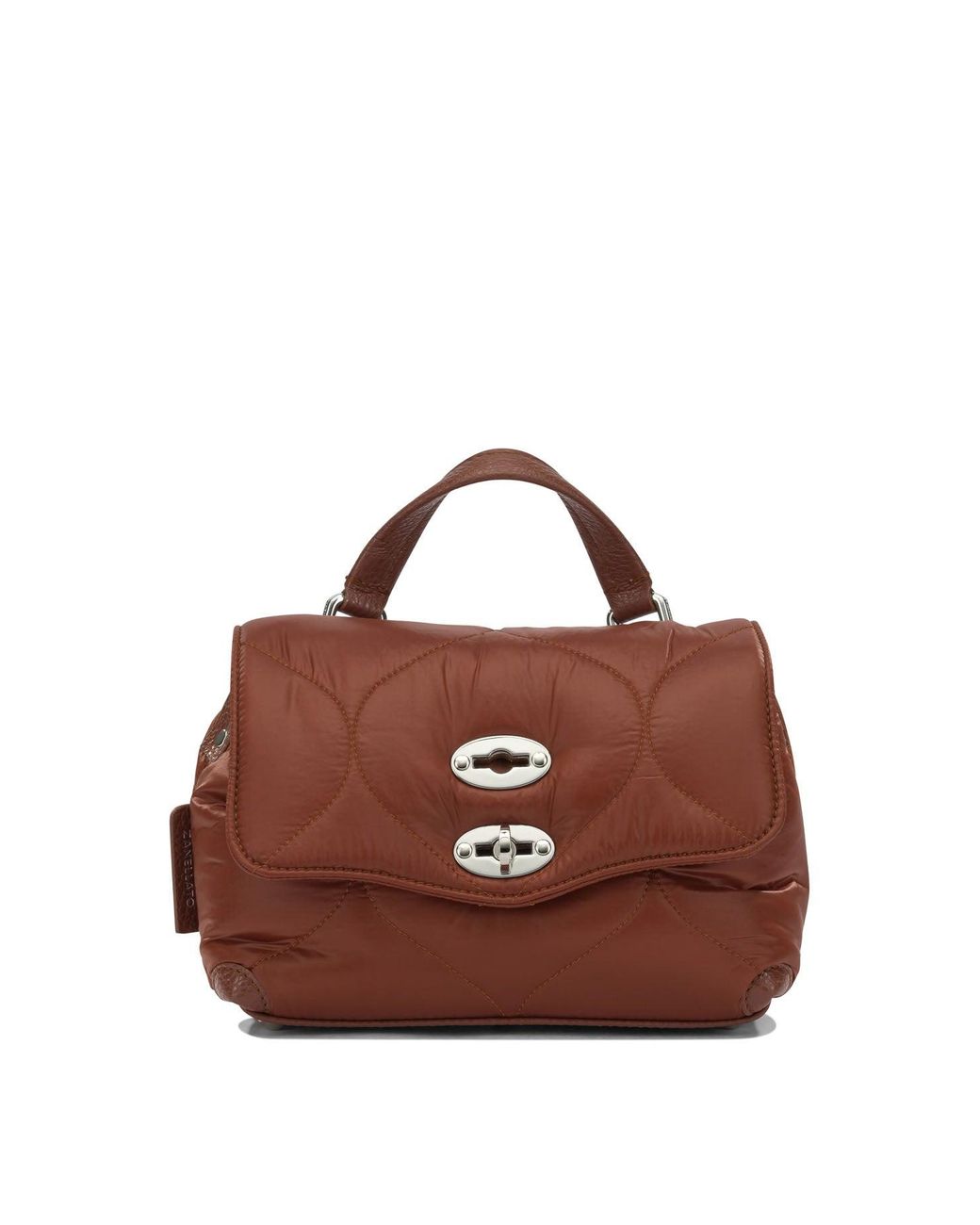 Zanellato Brown "Postina Lunaria" Small Handbag