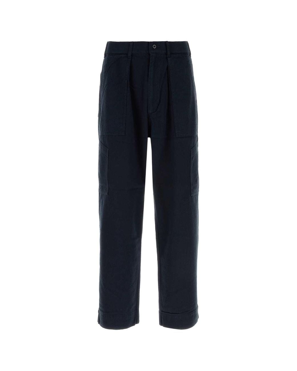 Nanamica Blue Silk Nep Cotton Twill Deck Pants for men