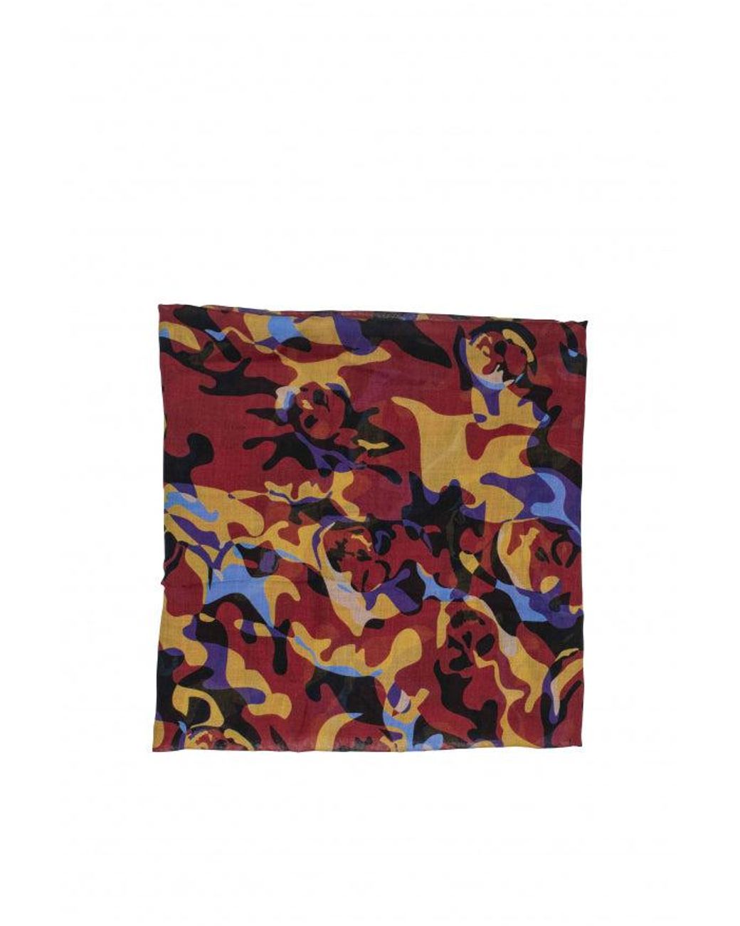 McQueen Red Scarf for men