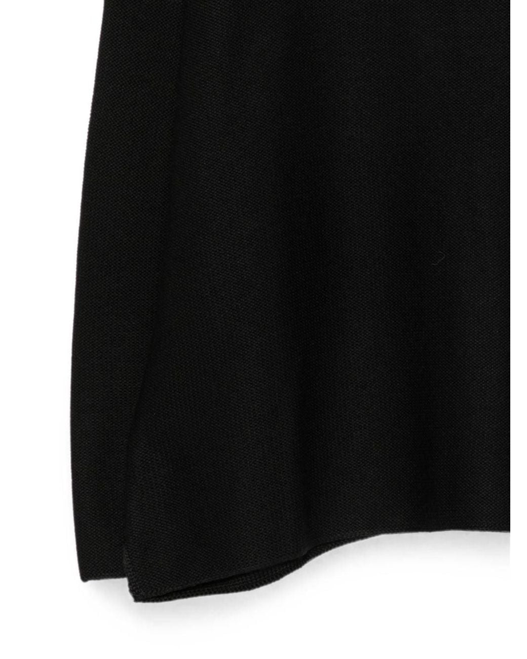 Daniela Gregis Black Wool Turtle-Neck Sweater