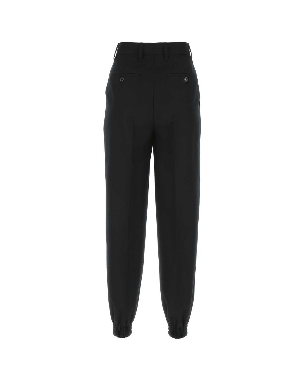 Prada Black Wool Joggers