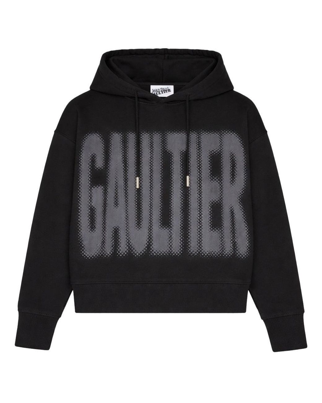 Jean Paul Gaultier Black Graphic Regular Hoodie