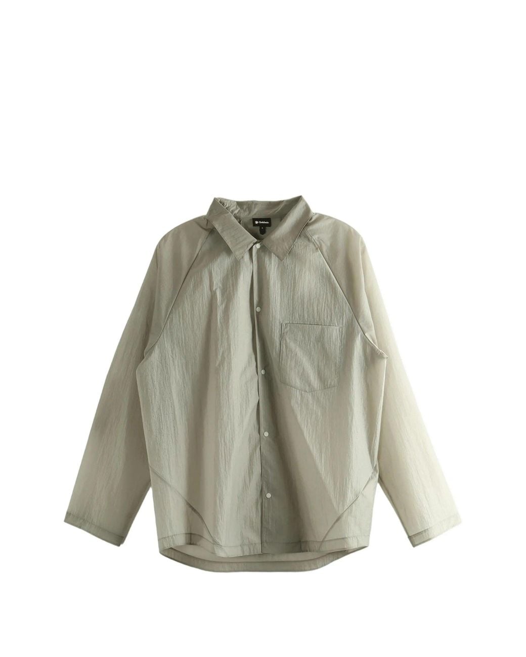 Goldwin Gray Sheer Nylon Wind Shirt