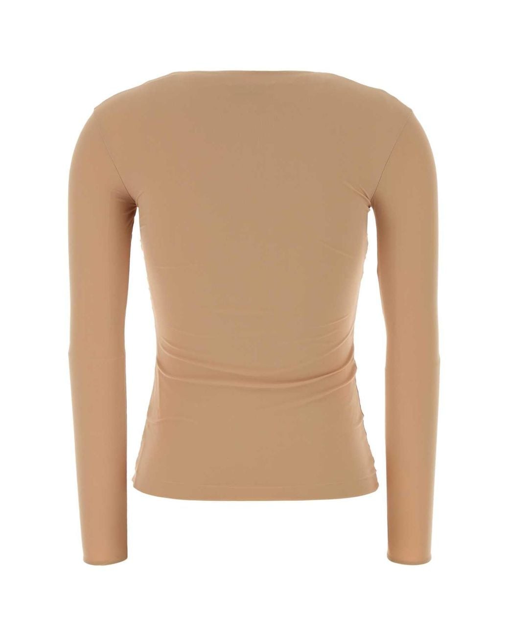 Jil Sander White Skin Stretch Nylon Top