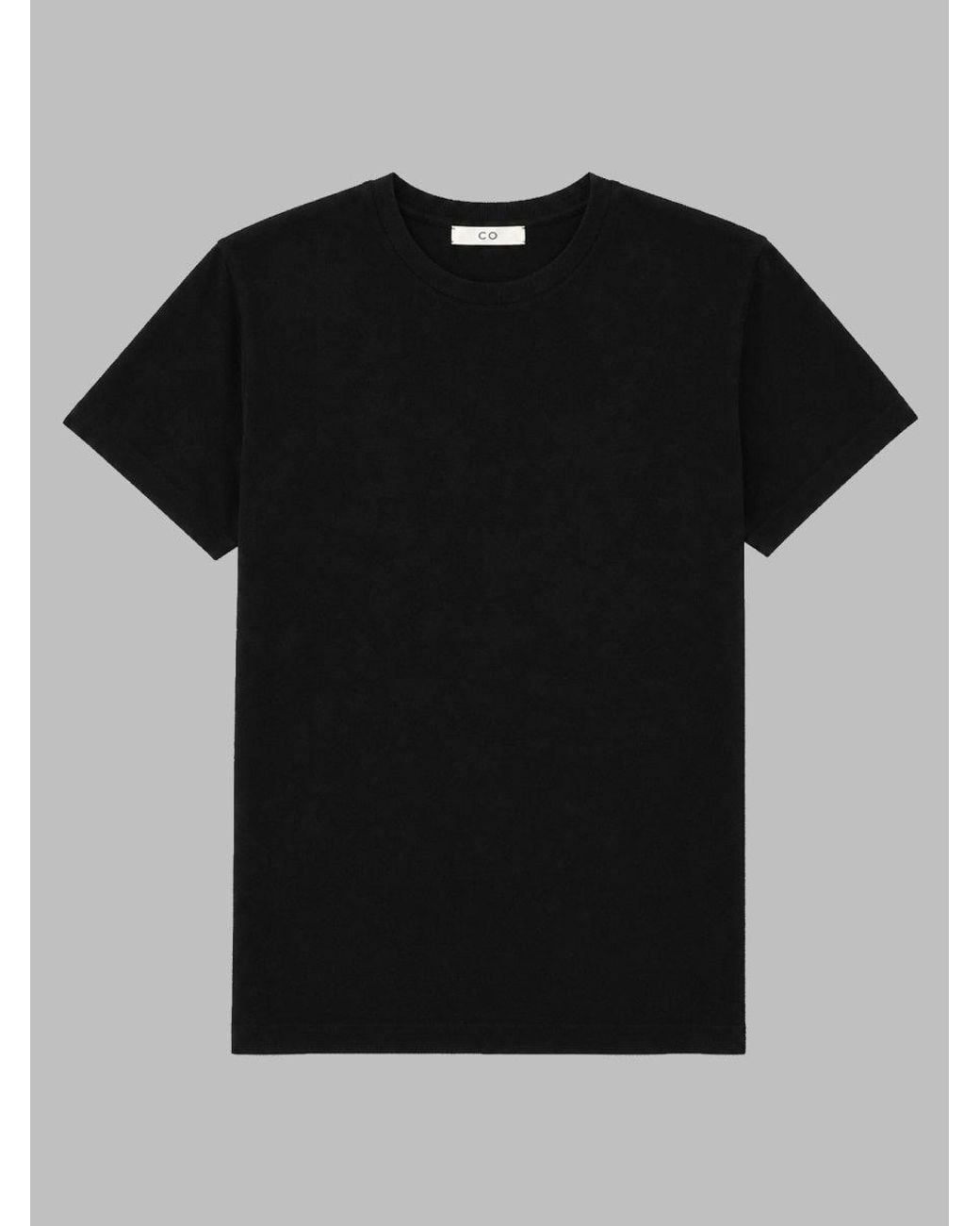Co. Black Cashmere Crewneck T-Shirt