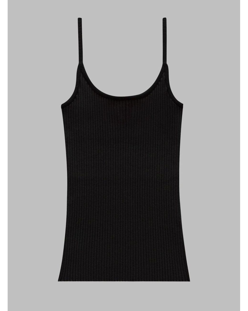 Courreges Black Tank Top