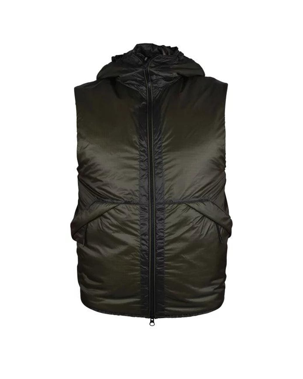 C P Company Black Sleeveless Down Jacket