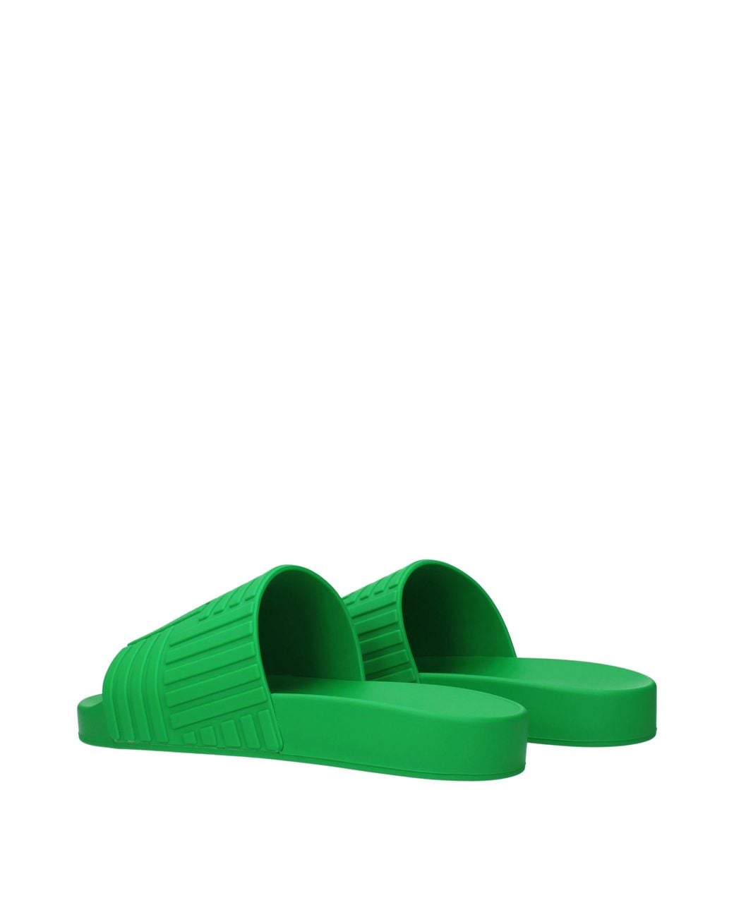 Bottega Veneta Green Sandals And Clogs/Parrot Rubber