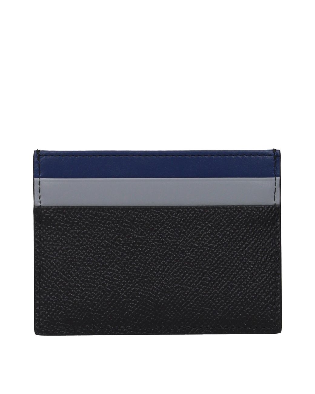 Dolce & Gabbana Blue Document Holder Leather/ Night