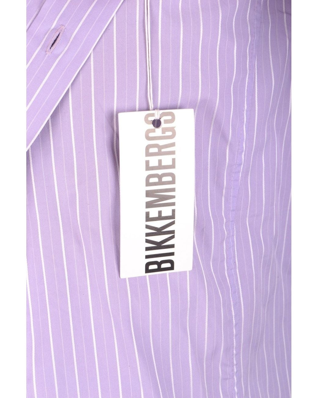 Bikkembergs Purple Shirts for men