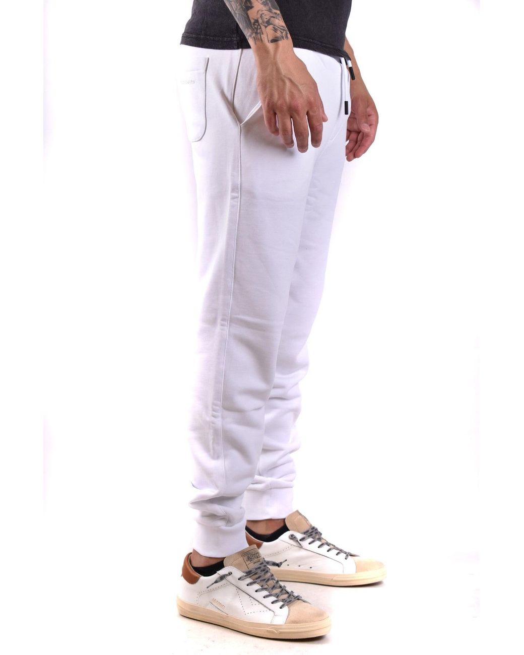 Karl Lagerfeld White Jump Sweats