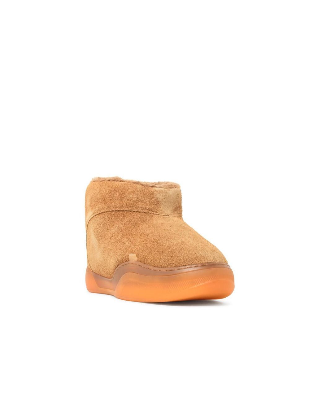 ERL Brown 'Vamp' 'Natural' Suede Ankle Boots for men