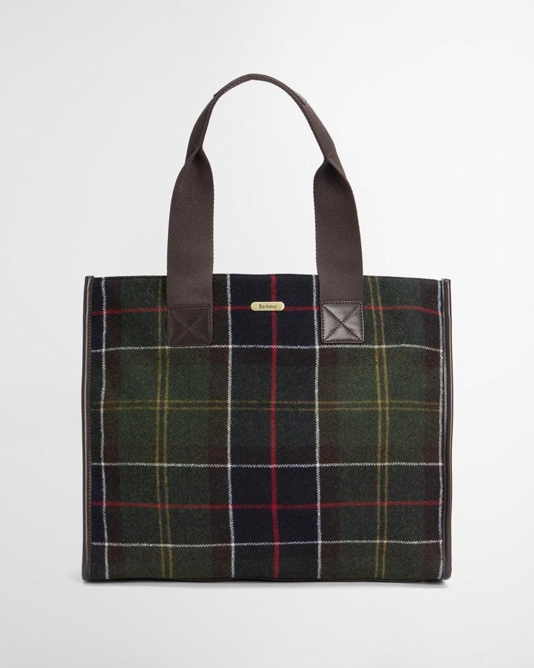 Barbour Black Turnberry Tartan Tote Bag