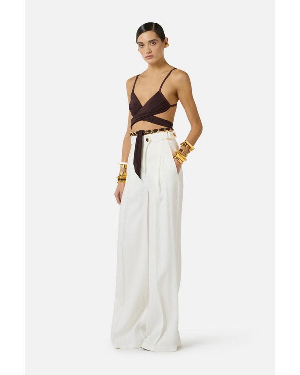 Elisabetta Franchi White Elisabetta Franchi Ivory