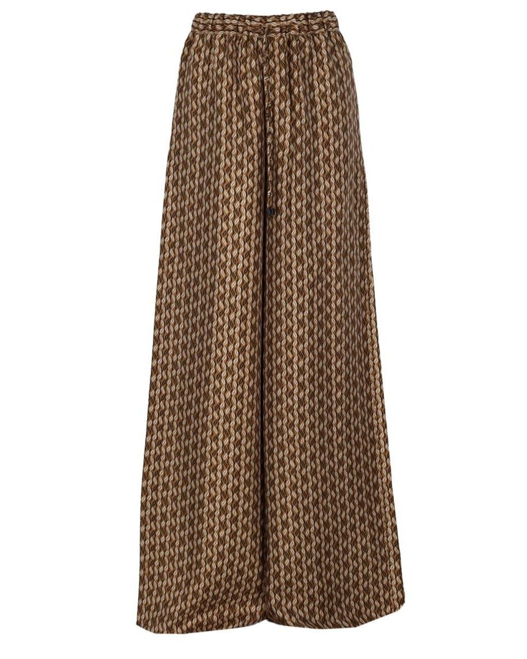 Max Mara Brown Loose Elasticated Pant