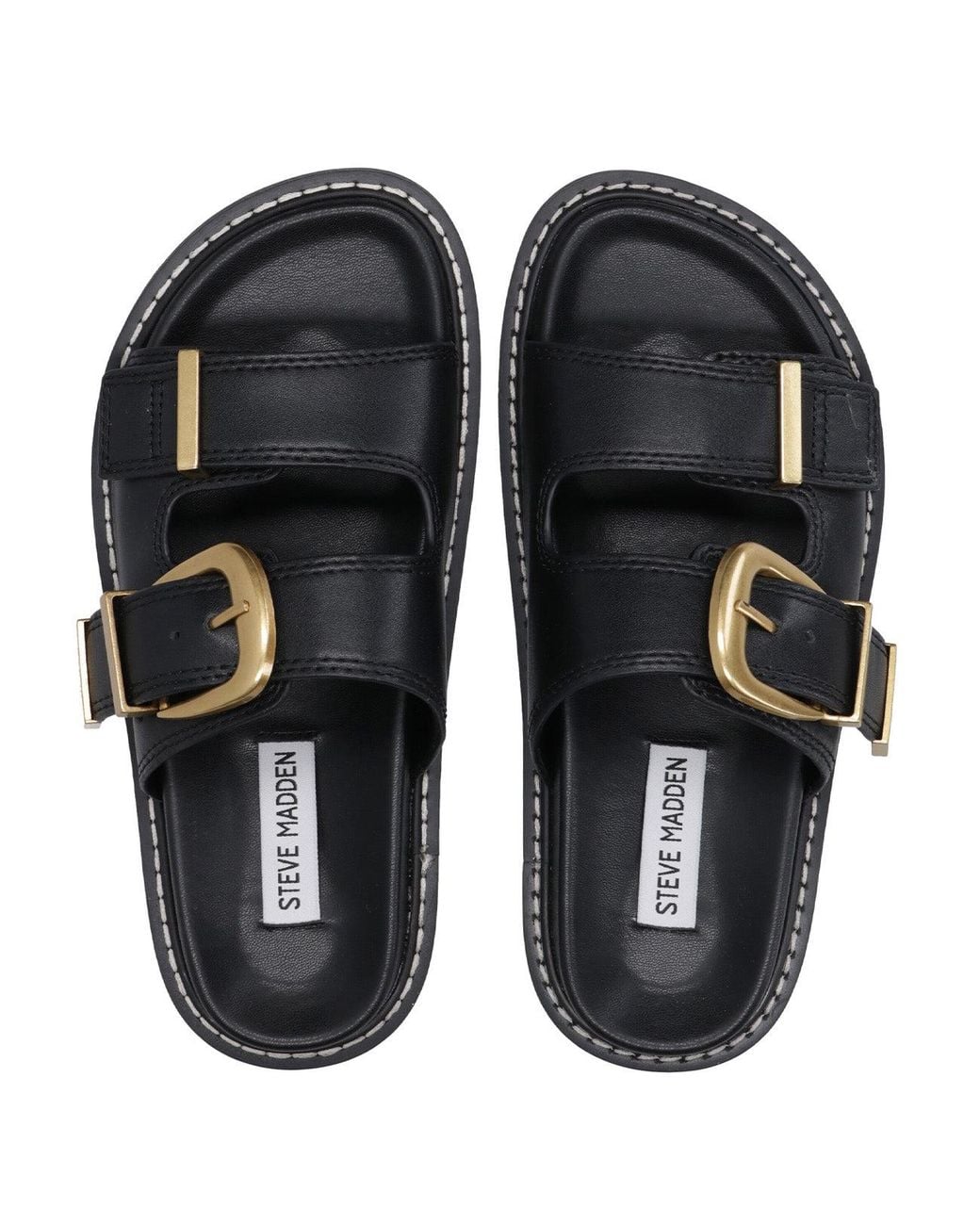 Steve Madden Black Sandals