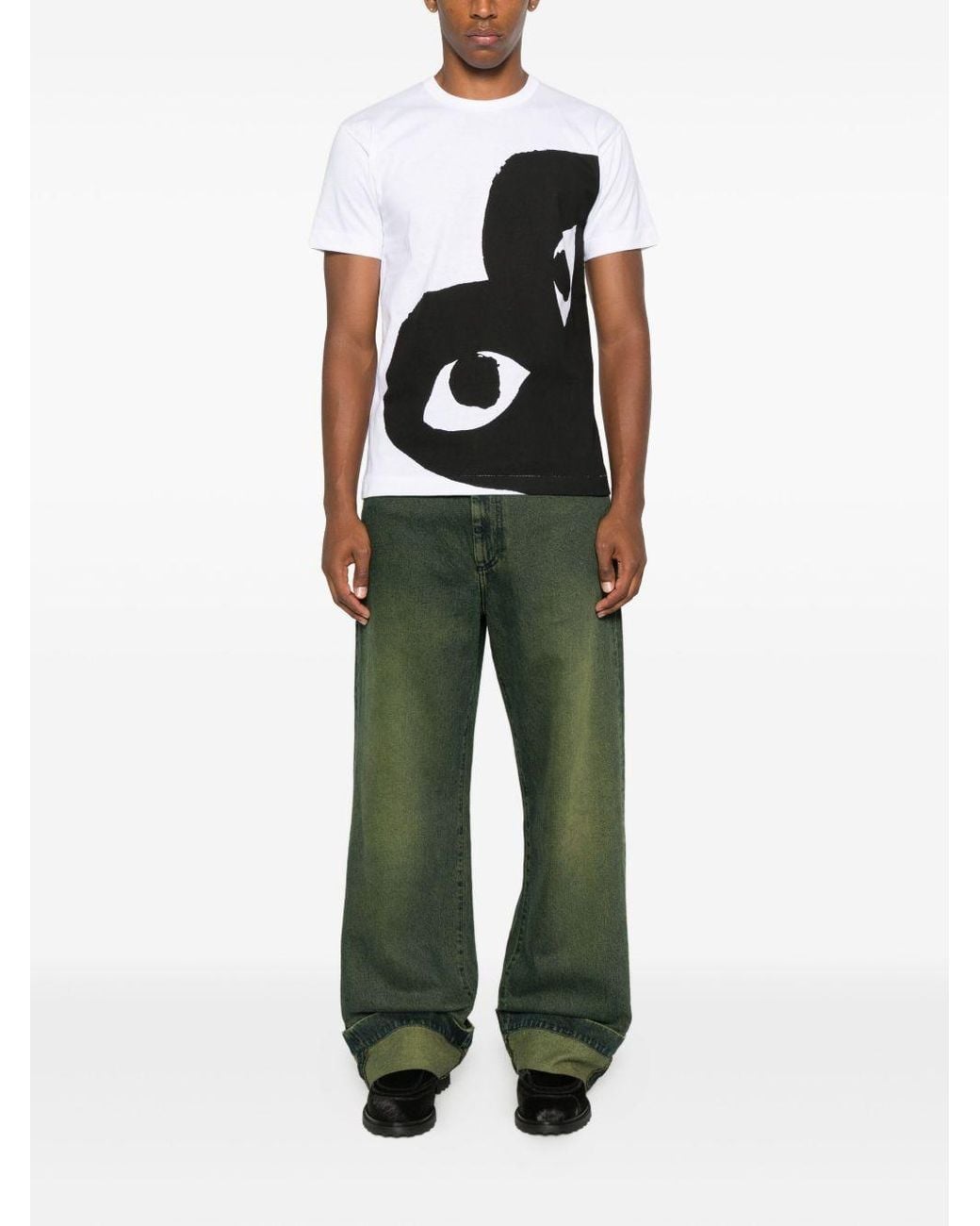 Comme des Garçons Black Heart Cotton T Shirt