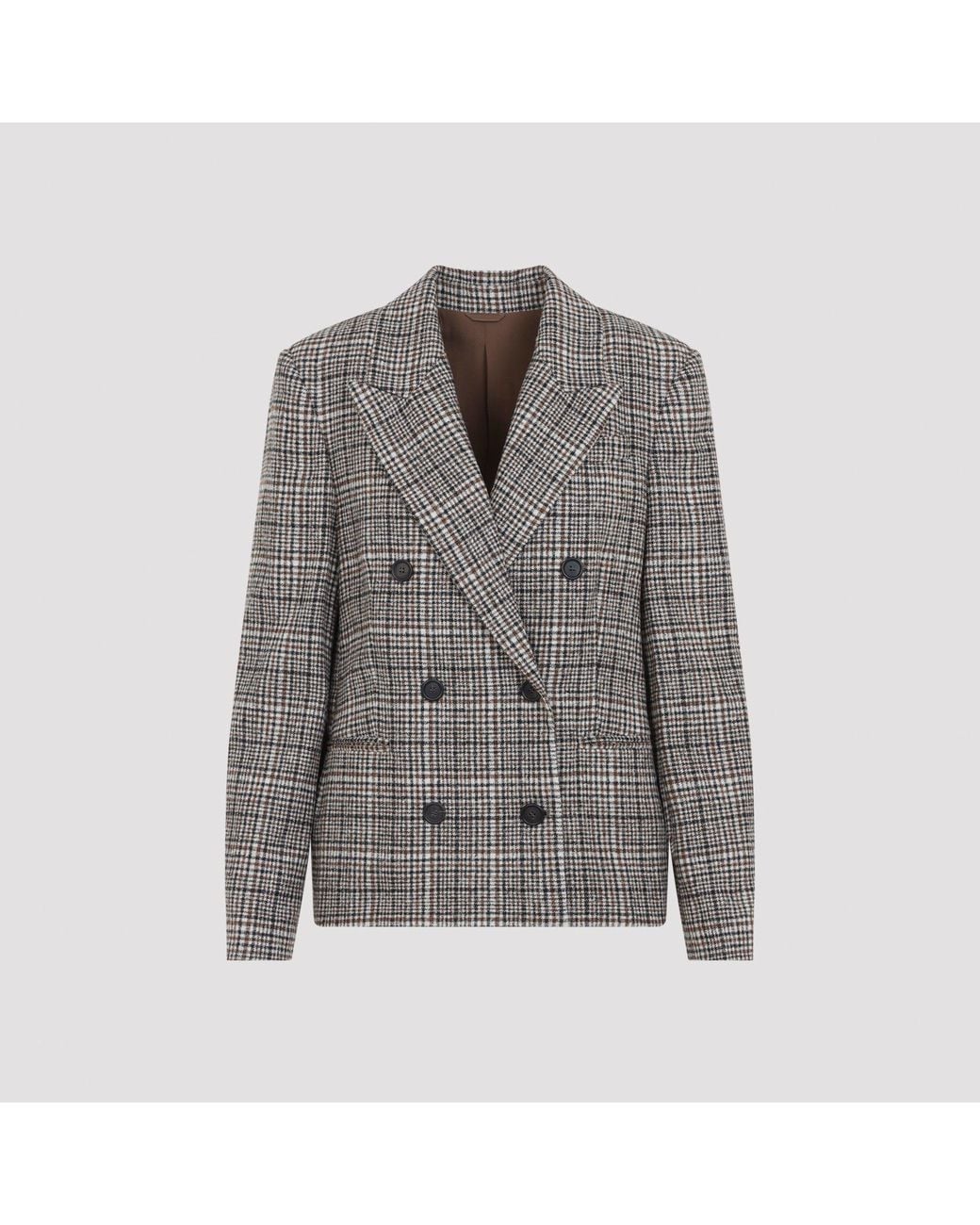 Brunello Cucinelli Gray Tabacco Jacket