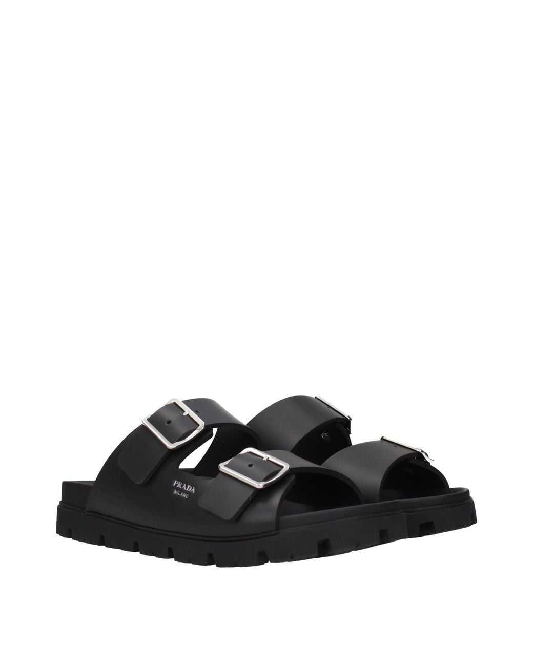 Prada Black T Shirts And Socks Rubber