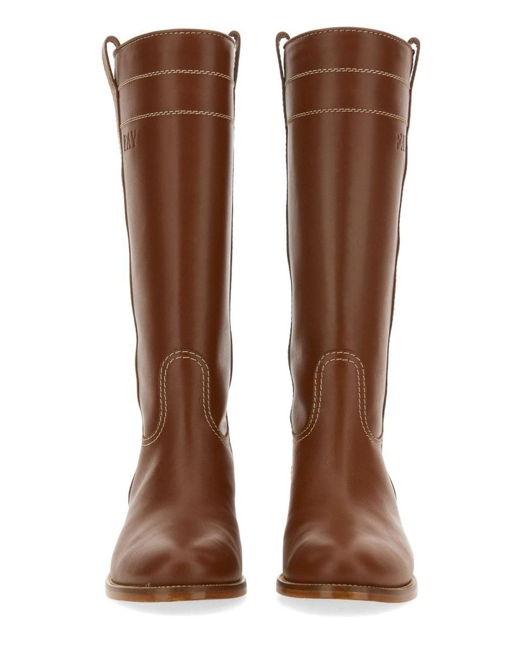 Fay Brown Leather Boot