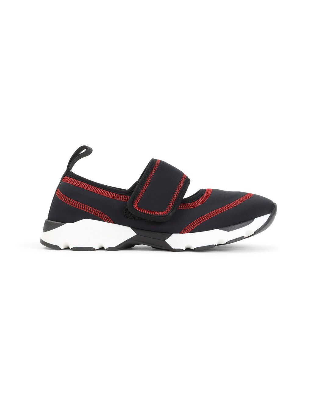 Marni Black Technical Slip-On Sneaker With Strap