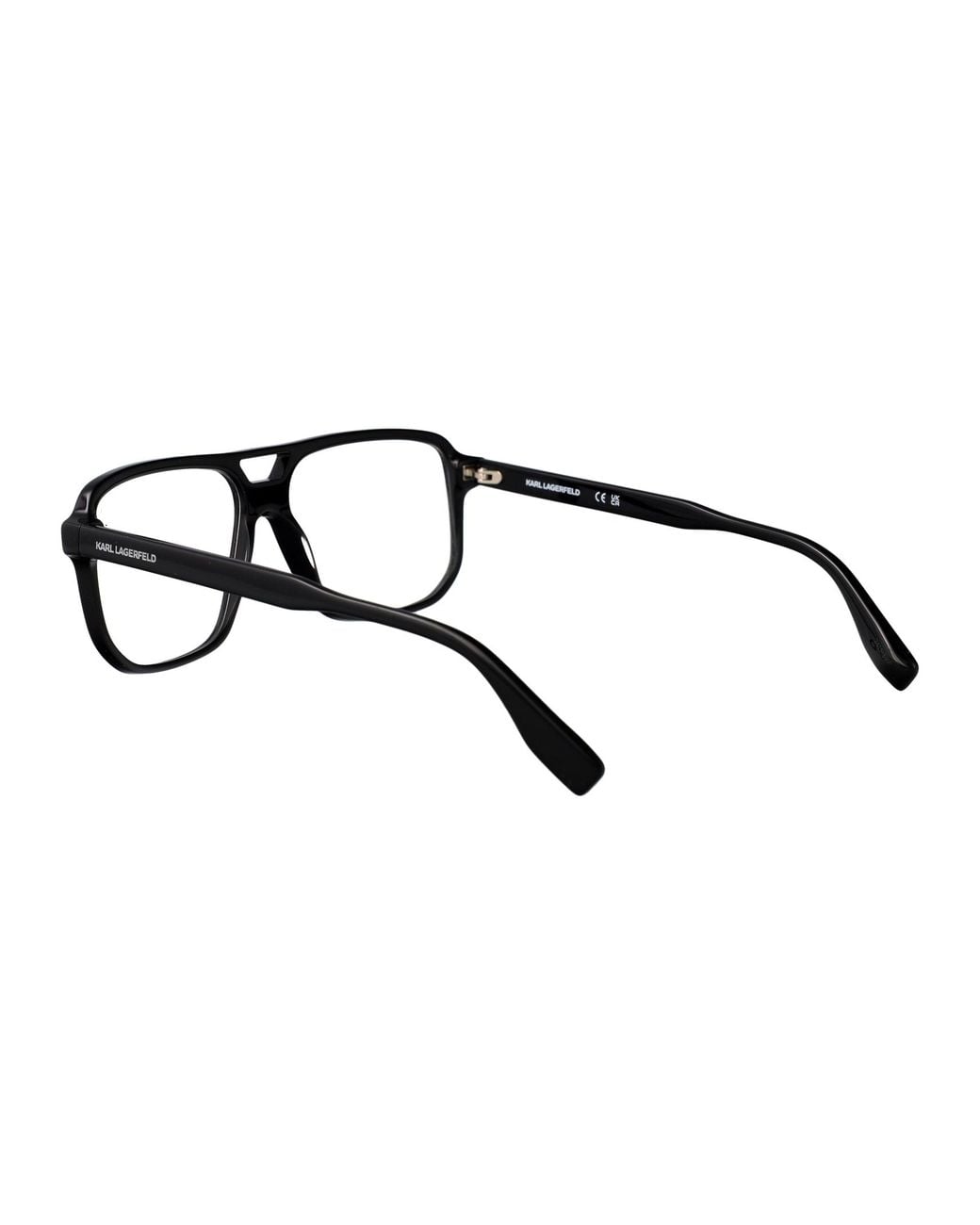 Karl Lagerfeld Black Acetate Glasses for men