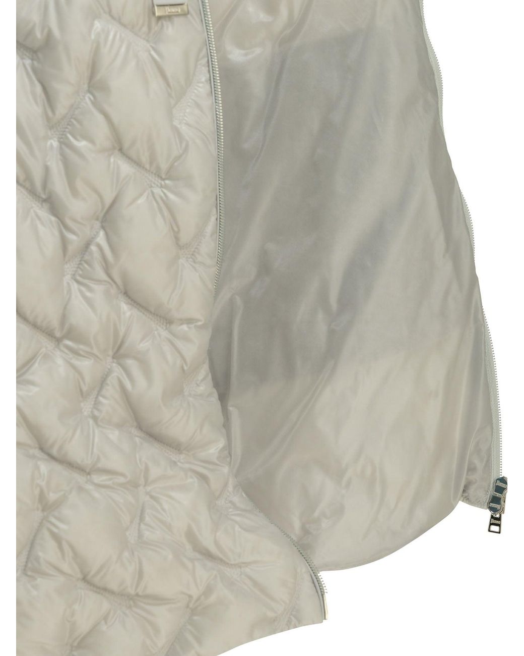 Herno Gray "Resort" Long Down Jacket