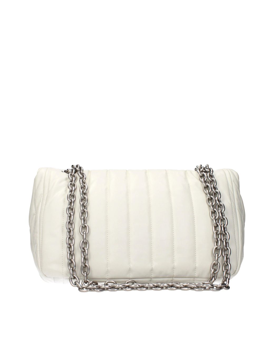 Balenciaga Natural Monaco Shoulder Bag Leather/Off