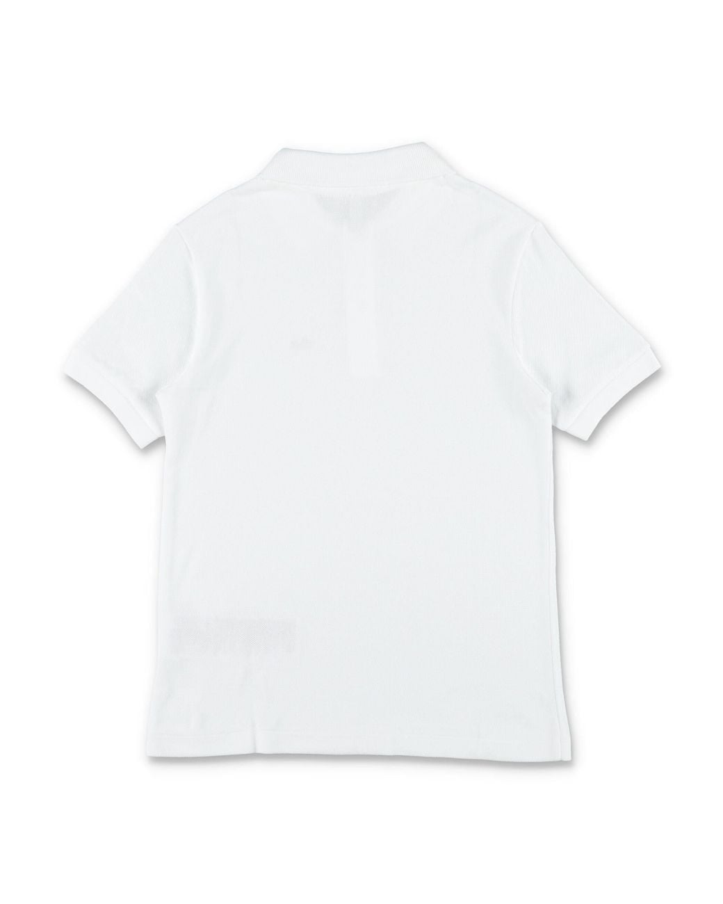 Lacoste White Boys Cotton Piqué Polo Shirt