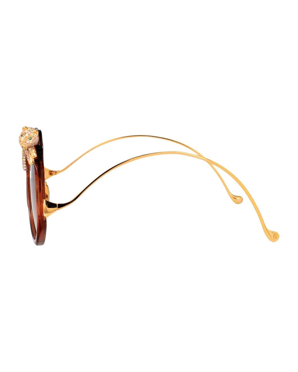 Anna Karin Karlsson Brown Sunglasses Rose Et Le Rêve Sun Caramel