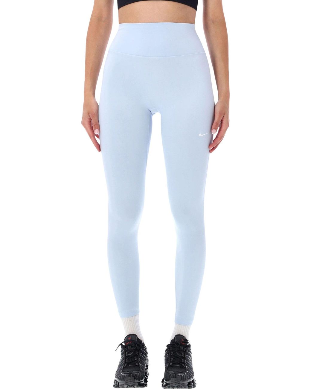 Nike Blue High-Waisted 7/8 Leggings