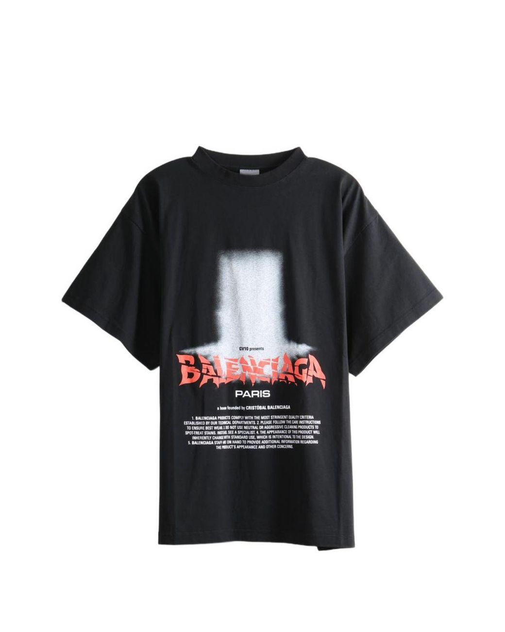 Balenciaga Black Oversize The Door T-Shirt
