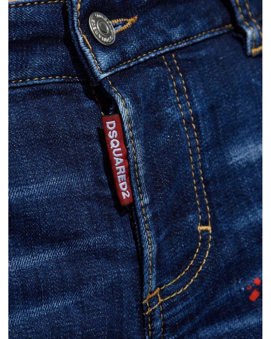 DSquared² Blue Pants 5 Pockets