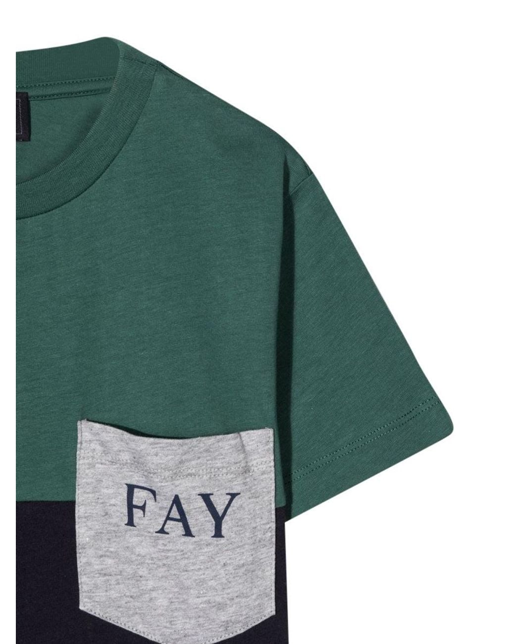 Fay Green T Shirt for men