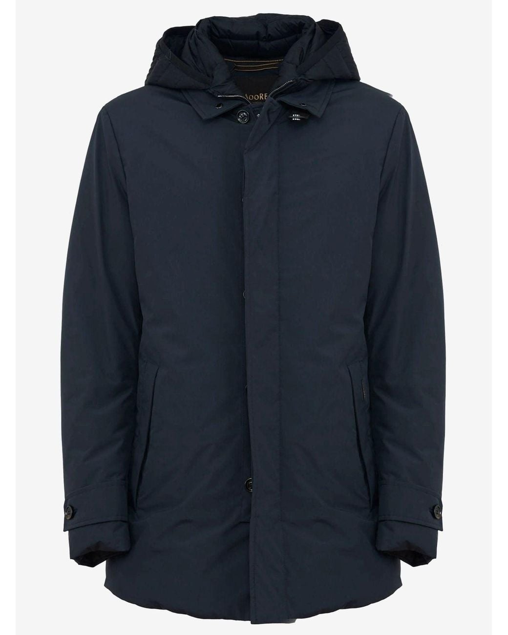Moorer Blue Nylon Jacket Raffaello Polyester