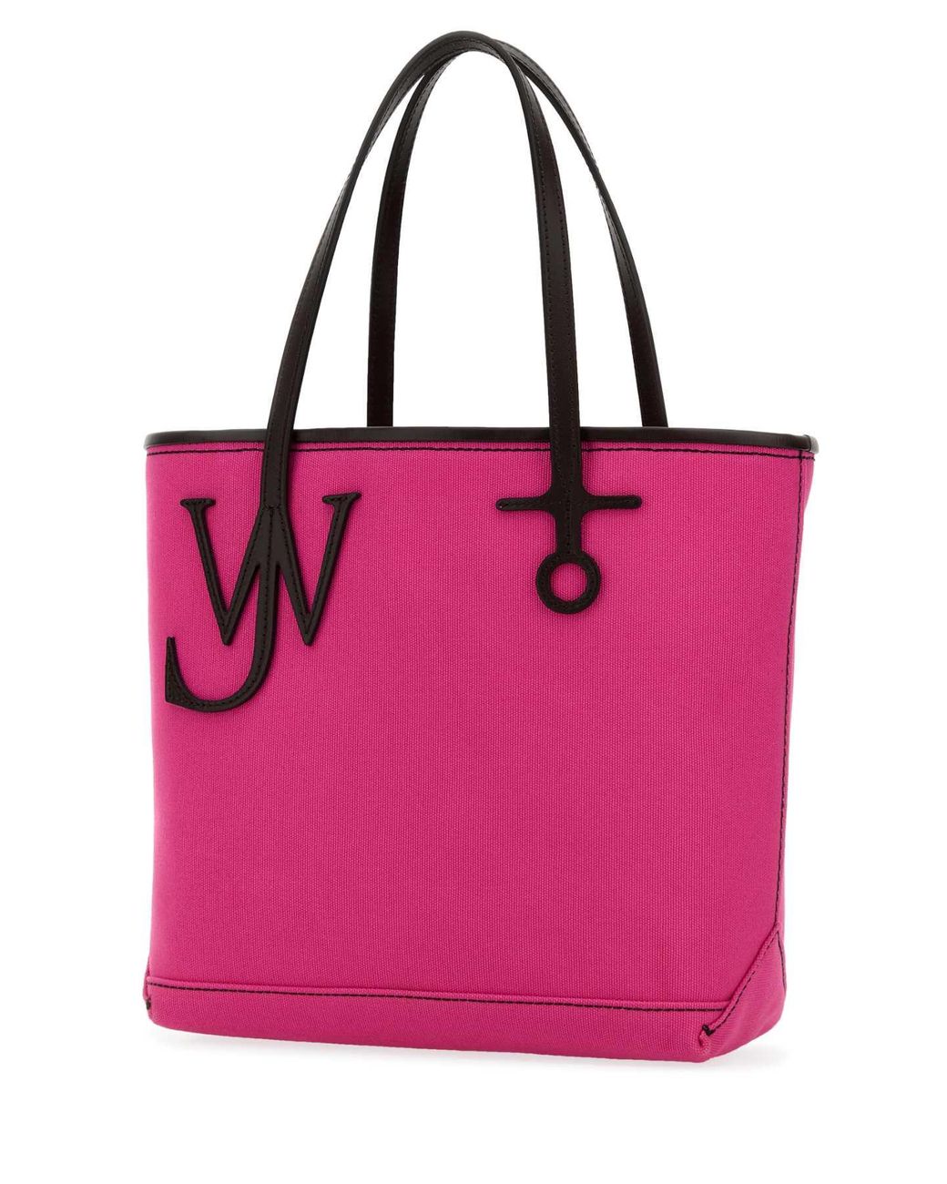 J.W. Anderson Pink Fuchsia Canvas Small Anchor Bucket Bag