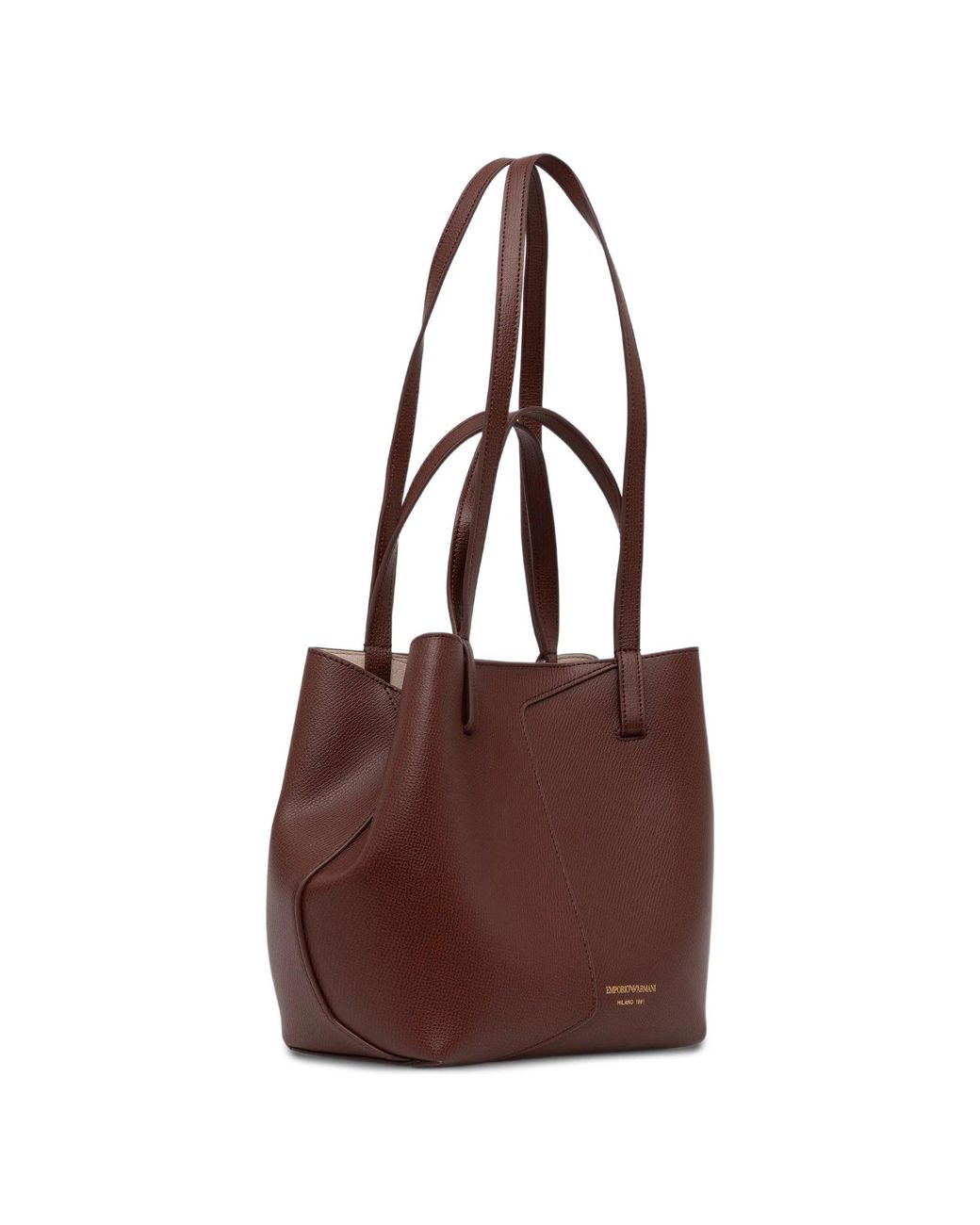 Emporio Armani Brown Shopping Bag