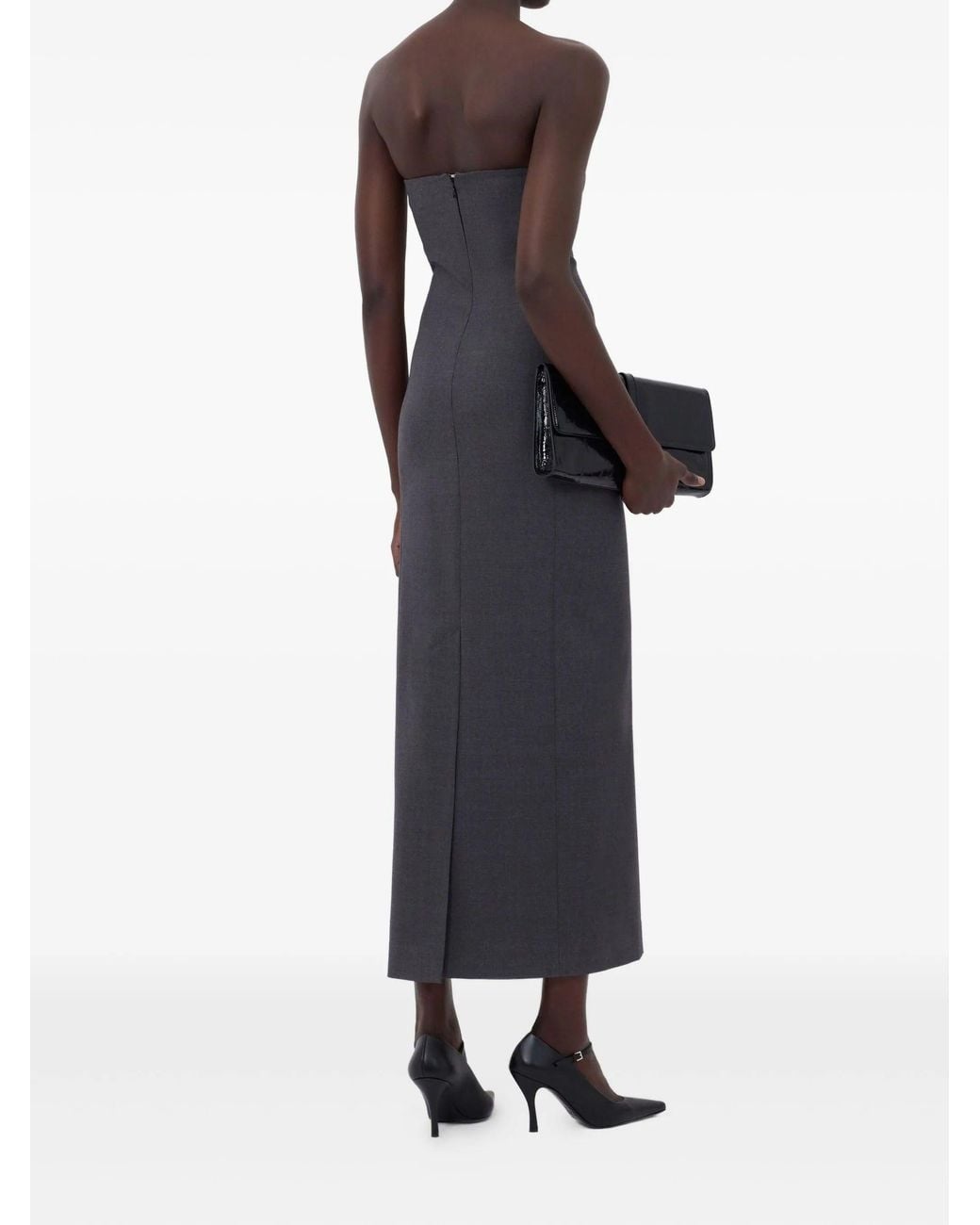 Loulou de Saison Black Shilo Bustier Maxi Dress